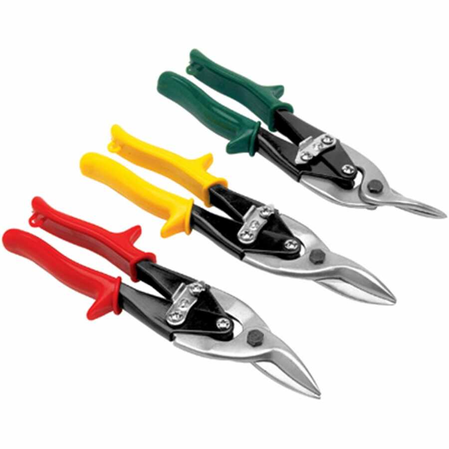 3Pc Aviation Tin Snip Set