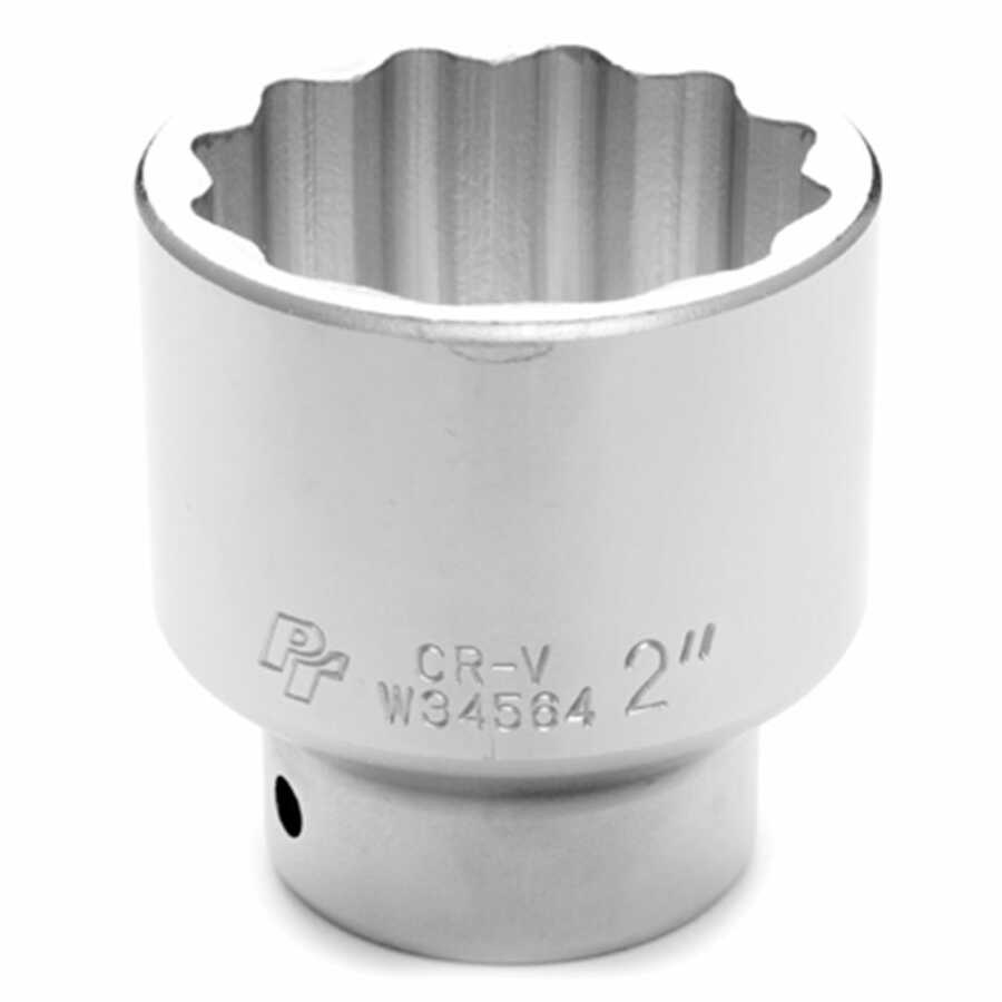 3/4" Dr 12pt Std Socket 2"