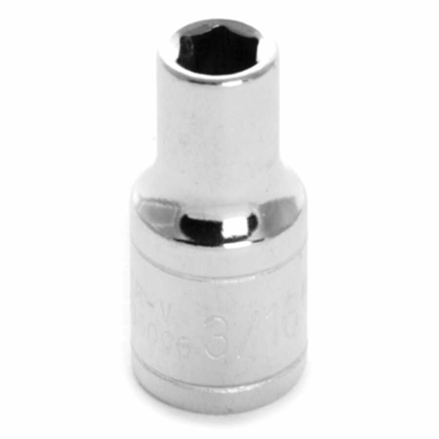 1/4'' Dr 6pt Std. Socket 3/16"