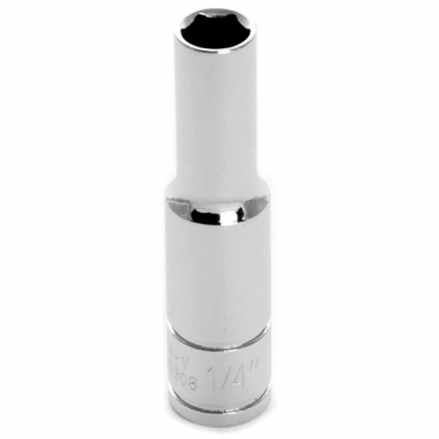 1/4'' Dr 6pt Deep Socket 1/4"