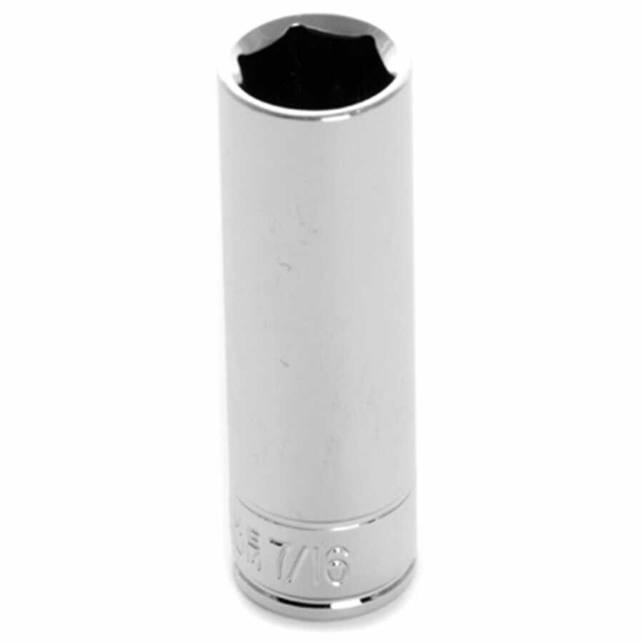 1/4'' Dr 6pt Deep Socket 7/16"