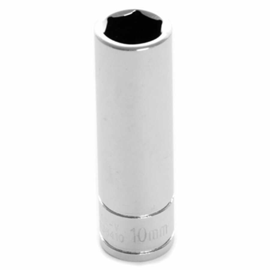 1/4'' Dr 6pt Deep Socket 10mm