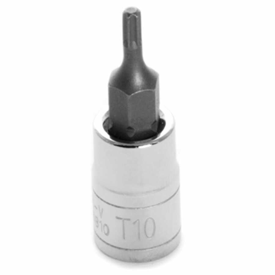 1/4'' Dr Star Bit Socket T-10