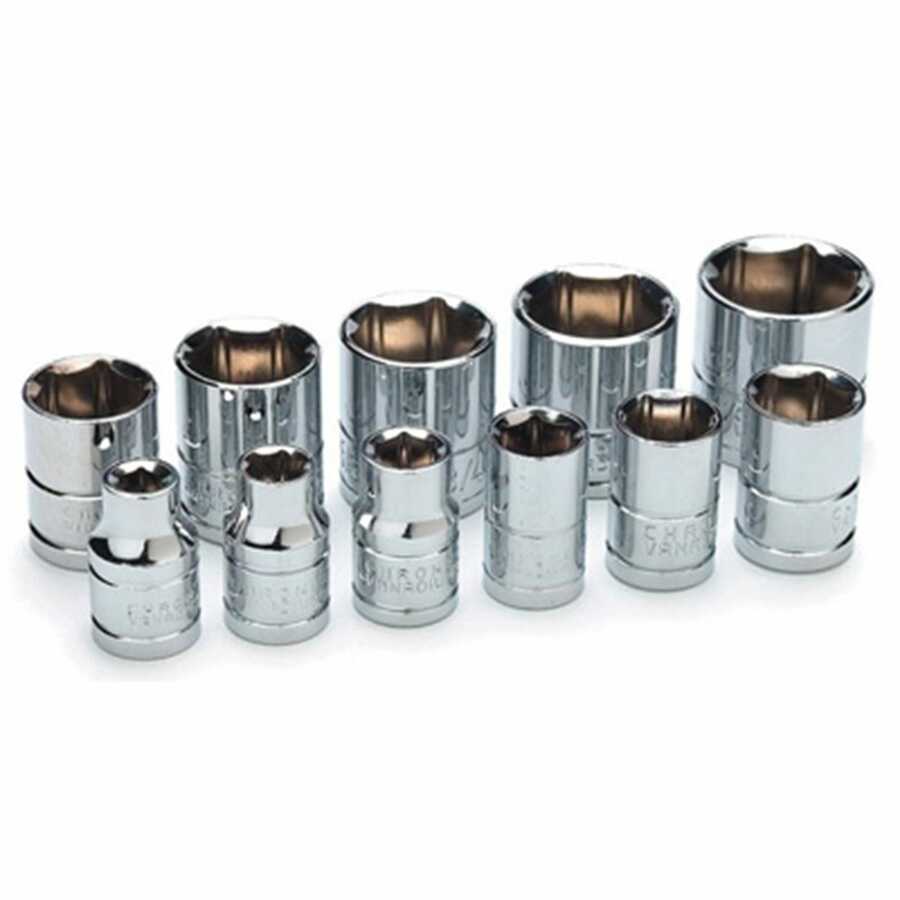 10 Pc 3/8'' Dr MM Skt Set