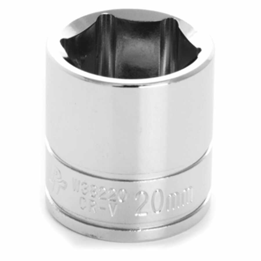 3/8'' Dr 6pt Std. Socket 20mm