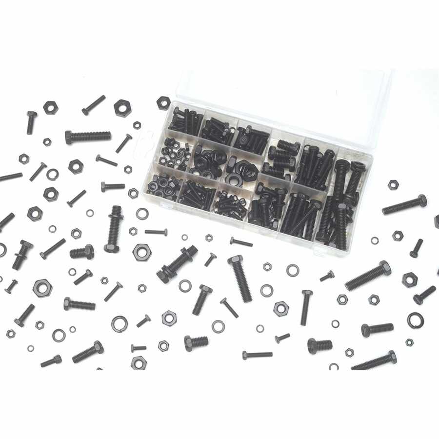 Metric Nut and Bolt Hardware Kit - 240-Pc