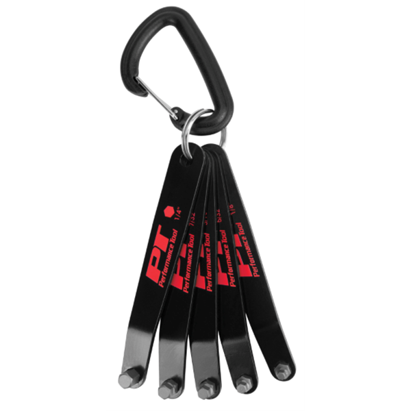 5pc Low Profile SAE Hex Key Set