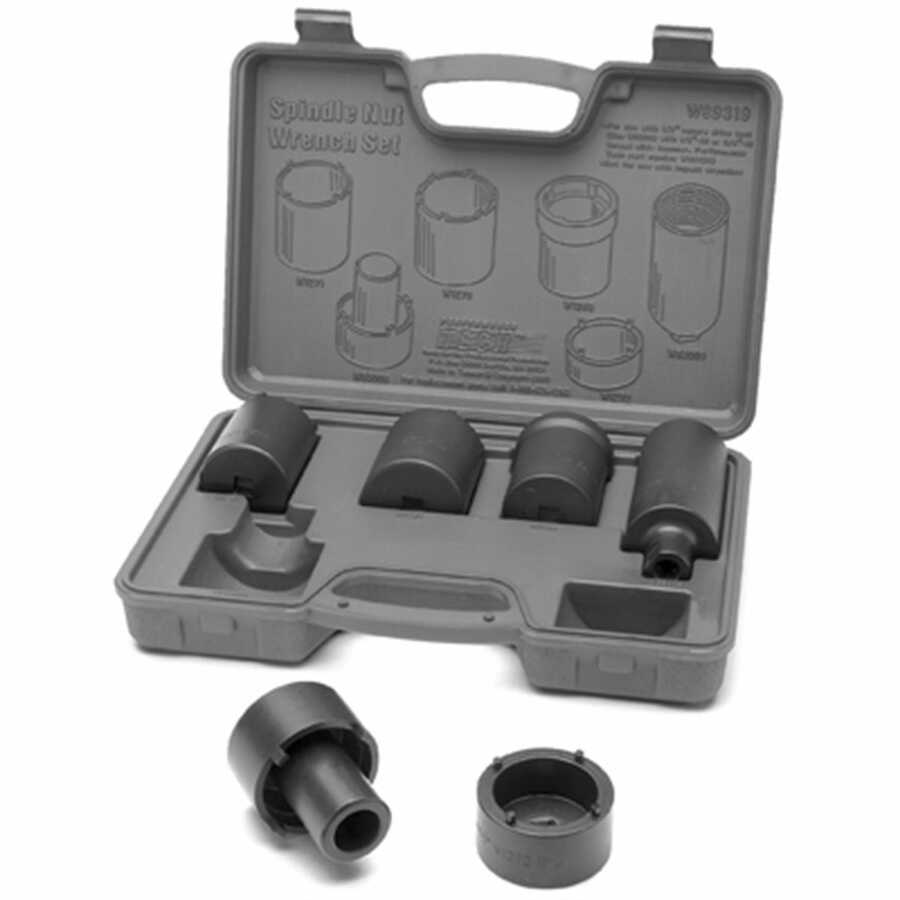 6 Pc 4 x 4 Spindle Nut Wr Set