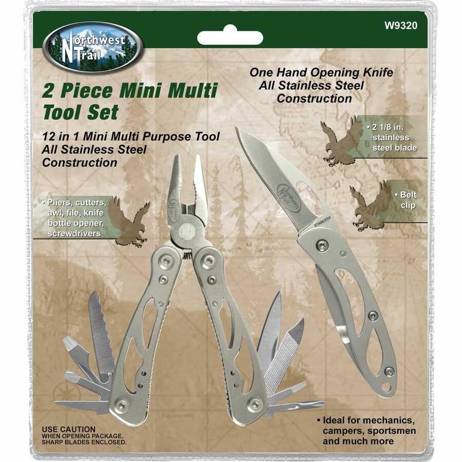 2 pc Mini Multi Tool Set