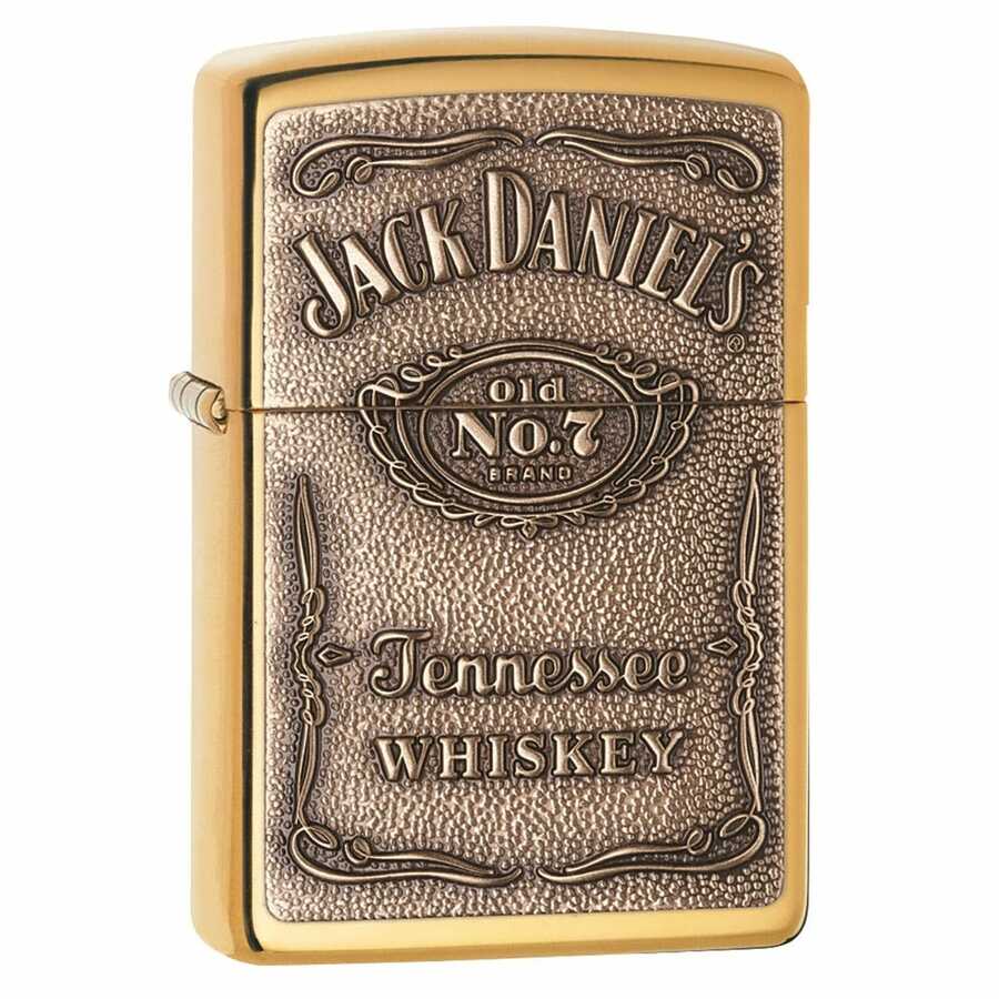 JACK DANIEL'S LABEL-BRASS EMBLEM