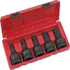 3/4 In Dr Metric Hex Impact Socket Set - 5-Pc