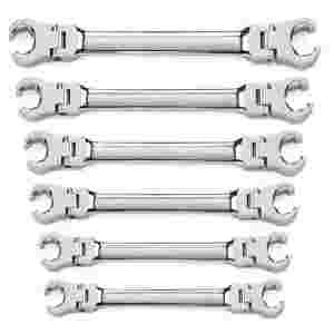 Flex Flare Nut Wrench Set - Metric 6-Pc