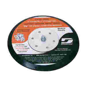 PSA 3/8 In Low Profile Sanding Pad 6 In Medium Non-Vac