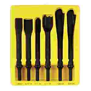 Exhaust Service .401 Shank Impact Chisel Set - 6-Pc