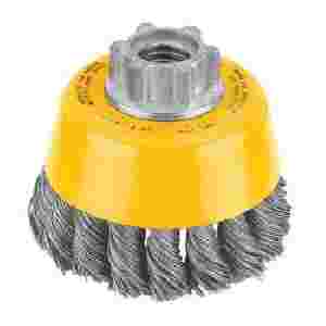 3" x 5/8"-11 HP .020 Carbon Knot Wire Cup Brush