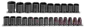 1/2" Drive Metric Impact Socket Set 25-Piece