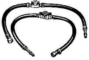 Inlet and Return Fuel Line Shut-off Adapters