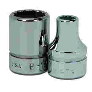 3/8" Drive 12-Point SAE 1/4" Shallow Socket