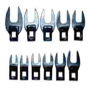 3/8 In Dr SAE Crowfoot Wrench Set 11-Pc