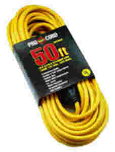 Contractor Grade Single Tap Extension Cord 50 Ft 16/3