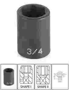 1/2" Drive x 1-15/16" Standard Impact Socket