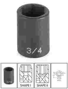 1/2" Drive x 2-1/16" Standard Impact Socket