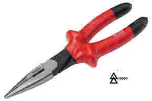 1000V Insulated Heavy Duty Long Nose Pliers 8 1/4"...