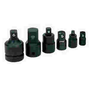 6 pc 3/8" Drive 6-Point Adapter Set on Rail and Cl...