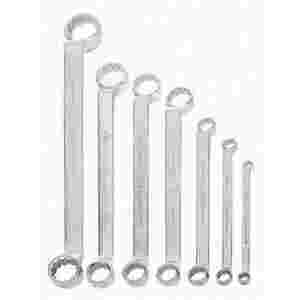 7 pc SAE Double Head 10° Offset Box End Wrench Set...