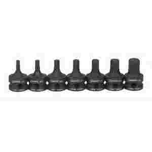 3/8" Drive Fractional SAE Impact Hex Bit Stubby Dr...