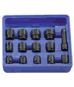 14PC 3/8" Dr. Metric impact socket set