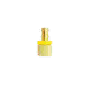 3/8" NPT Push On & Lock On Brass Female Hose End (3/8" Hose ID)