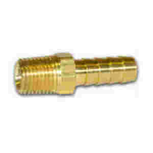 Brass Male Hose Barb Fitting 1/2 ID x 1/2 MNPT