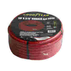 Red Rubber Air Hose 50 Ft x 3/8 Inch