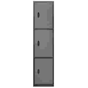 3 DOOR STEEL LOCKER