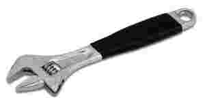 10" SAE Adjustable Chrome Finish Wrench