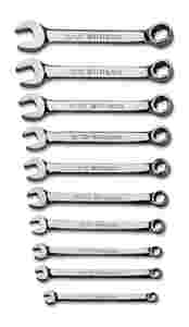 10 pc 12-Point SAE Miniature Combination Wrench...
