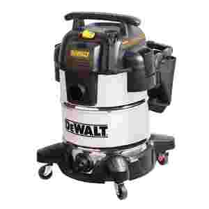 DEWALT 10 GALLON STAINLESS STEEL 5 HP WET/DRY VACU...