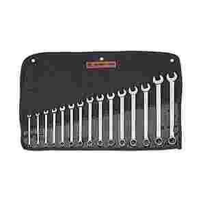 15pc 12pt. Metric Full Polished Comb Wrench Set...