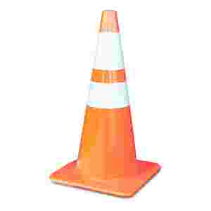 28" Trimline 7lb Traffic Cone w/6" & 4" Collar...