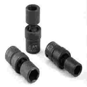 1/4 In Dr Impact Flex Socket, 6 Pt, Std, 7mm