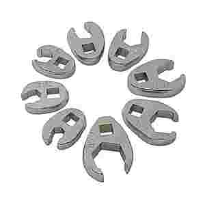 3/8 In Dr SAE Crowfoot Flare Nut Set - 8-Pc