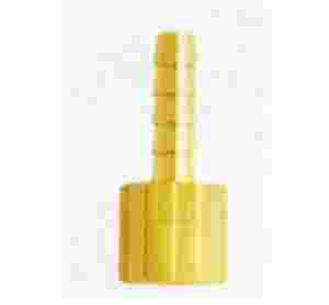 Brass Hose End Female Non-Swivel 3/8 In ID x 3/8 NPT