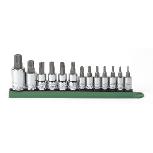 13 Piece 1/4", 3/8" & 1/2" Drive Tamper Proof Torx...