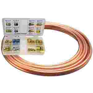 NICKEL COPPER BRAKE LINE COIL KIT 1/4