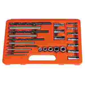 Screw Extractor Drill and Guide Set - 25-Pc