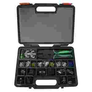 220pc Interchangeable Ratcheting Crimping Set...