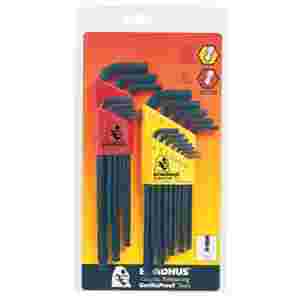 Inch/Metric Ballpoint L-Wrench Double Pack - 22-Pc