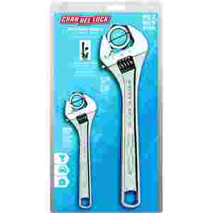 2 PIECE ADJUSTABLE WRENCH (6IN & 10IN)