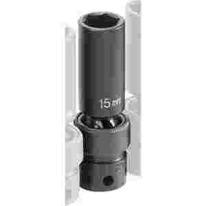 3/8 Inch Deep Universal Impact Socket 15mm